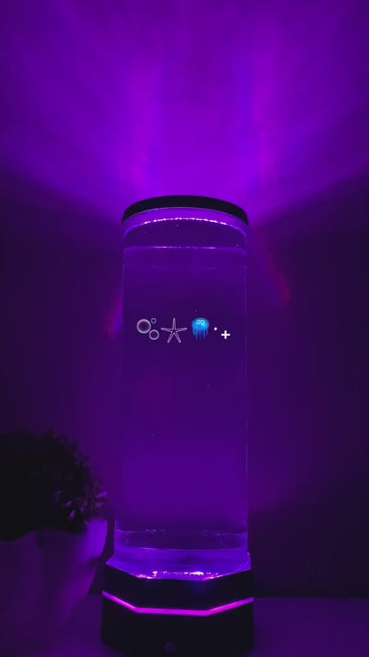 Jellyfish Lamp with 4 Jellyfish Atmosphere